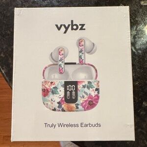 Floral VUBZ Truly Wireless Earbuds.  New in box